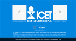 Desktop Screenshot of icetindustrie.com