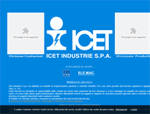 Tablet Screenshot of icetindustrie.com